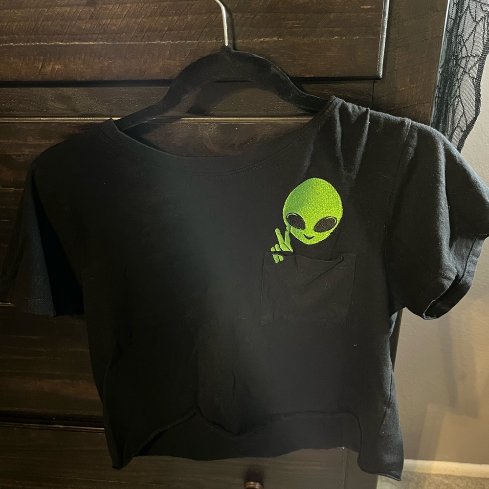 Alien Crop Top